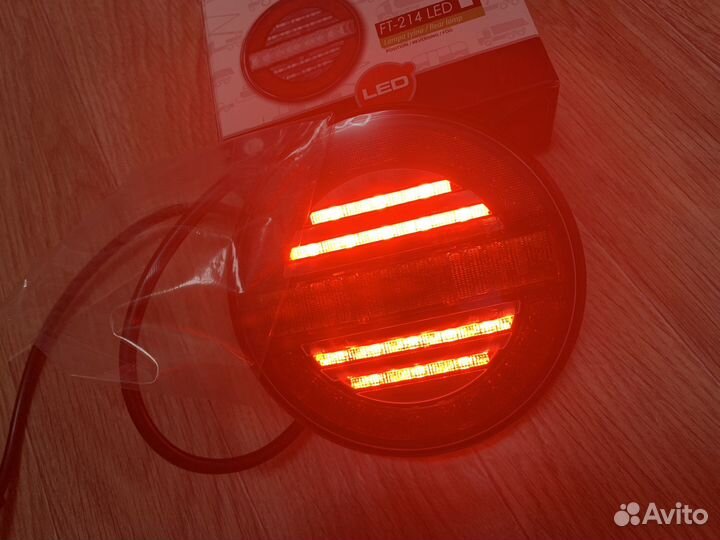 6шт.Польские фонари с бегущим поворотником FT-213