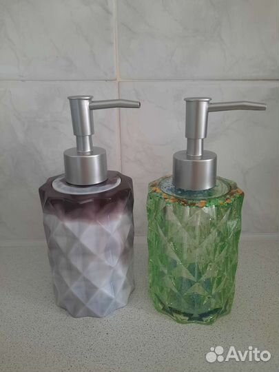 Дозатор для мыла из эпоксидной смолы