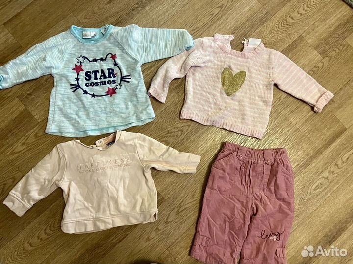 Пакет вещей для девочки 68 74