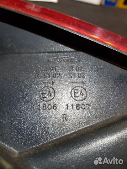 Фонарь правый Ford Focus 2 1.6 shda 2008