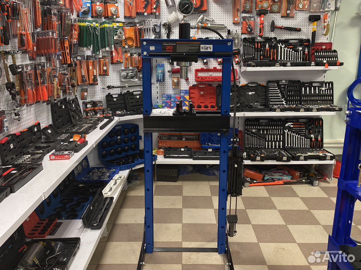 Пресс гидравлический ручной/ножной, 20 тонн