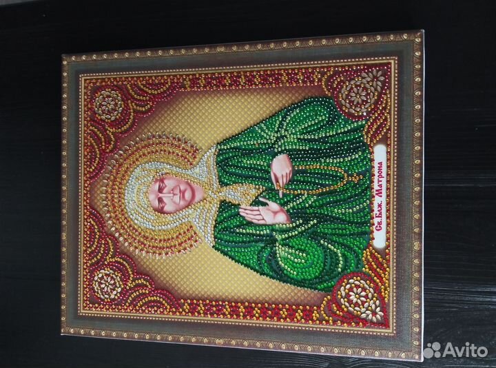 Алмазная мозаика готовая икона