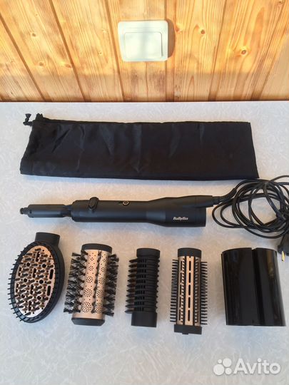 Фен щетка babyliss AS970E золотистый