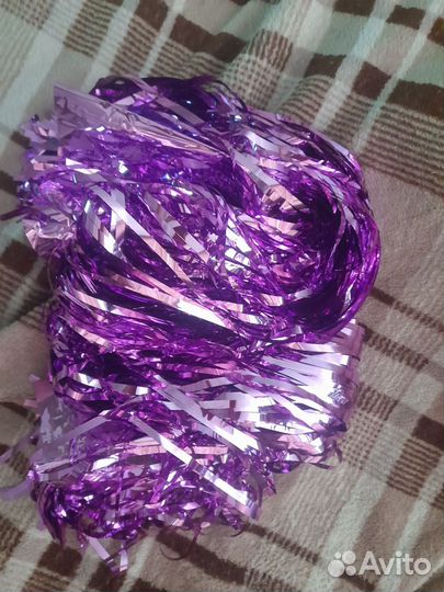 Цифра 1 на годик, дождик, гирлянда С Днём Рождения