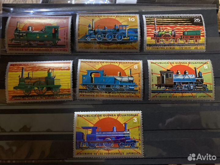 Почтовые марки железная дорога, вокзалы