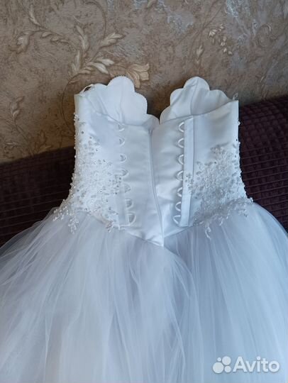 Свадебное платье пышное