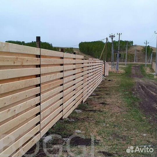 Штакетник деревянный