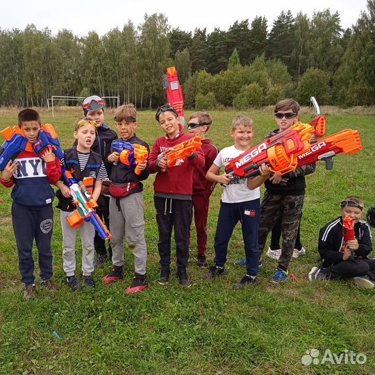 Нерф-вечеринка Праздник с Нерфами Nerf игры