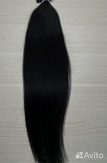Волосы натуральные 40- 45 см 380 прядей готовы