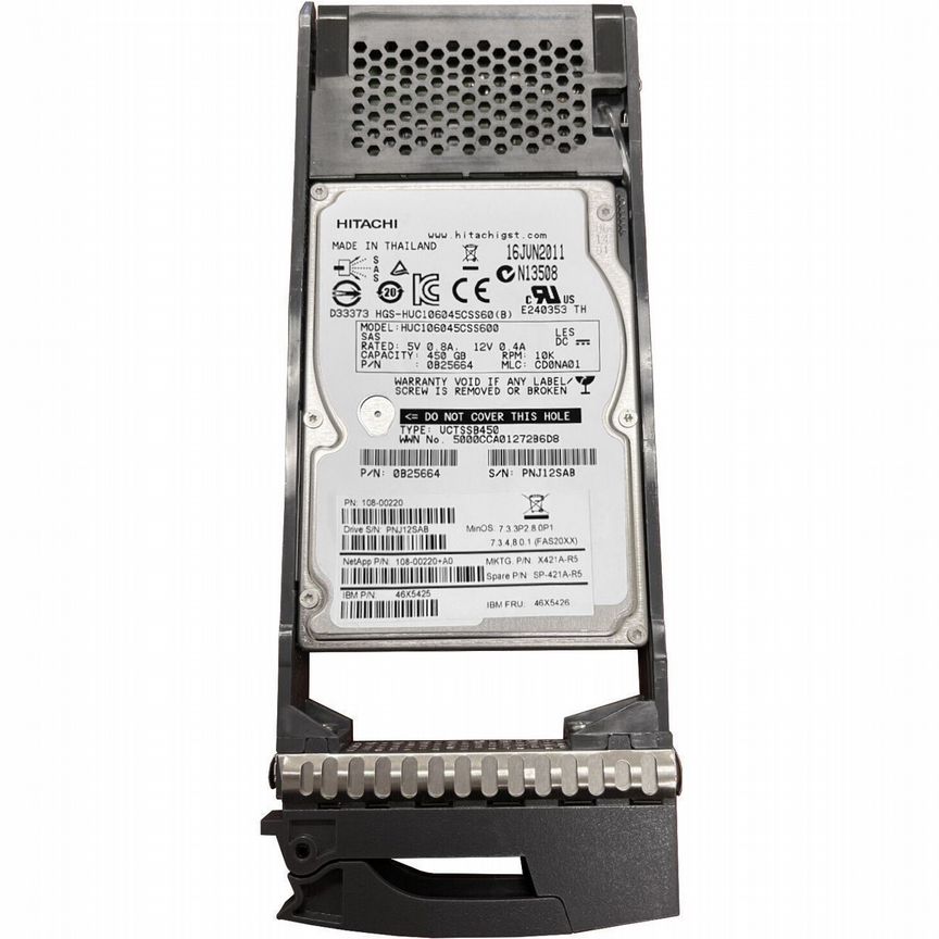 [46X5426] Жесткий Диск Netapp 450gb 46x5425 Sas 2,5 46x5426