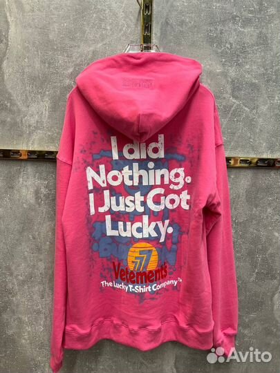 Худи Vetements оверсайз lucky (топ 2024)