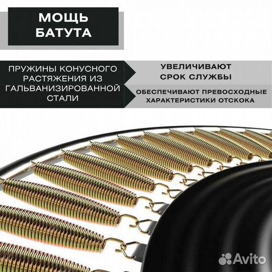 Батут диаметр 2,44 м Усиленный до 150 кг в наличии