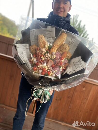 Съедобные букеты для мужчин