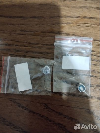 Серебряная подвески новые капли и другие