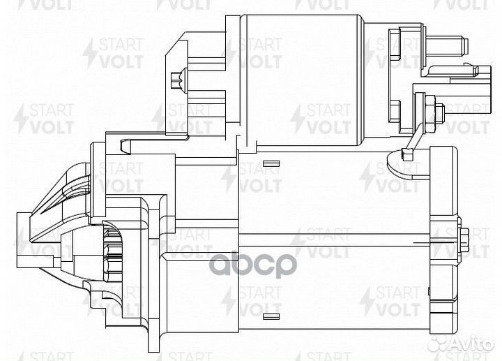 Стартер 1,4кВт LSt 2720 startvolt