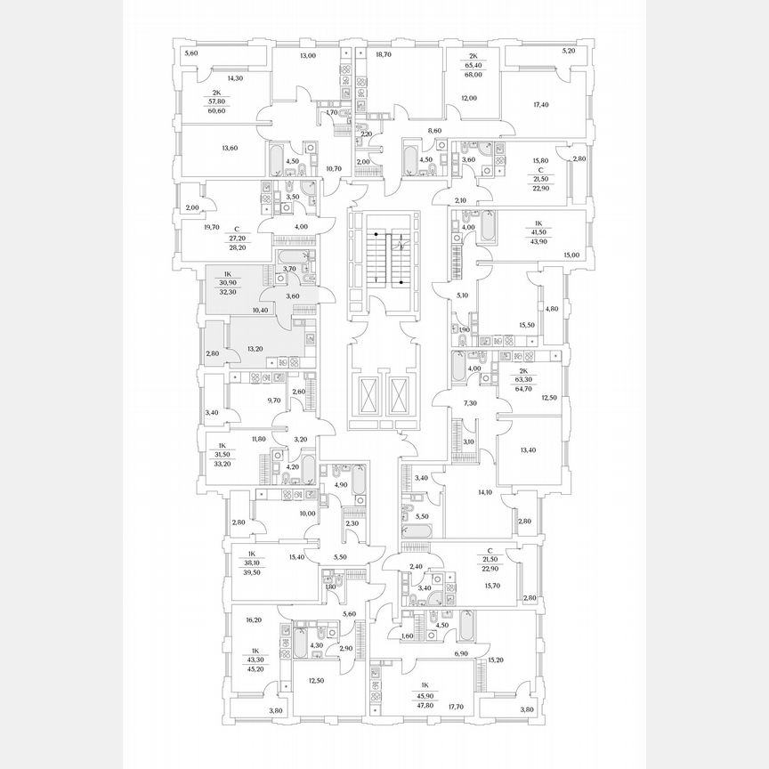 1-к. квартира, 32,3 м², 10/13 эт.