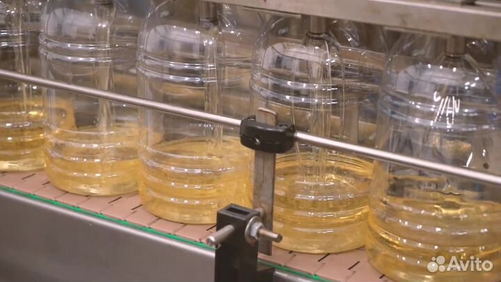 Линейный автомат розлива растительного масла 800 б