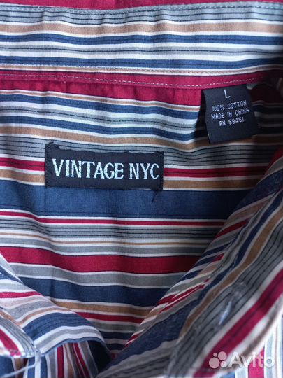 Рубашка мужская с коротким рукавом, VinTage NYC, р