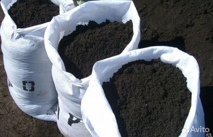 Чернозем в мешках