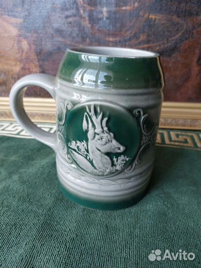 Антикварная Кружка пивная Глухарь
