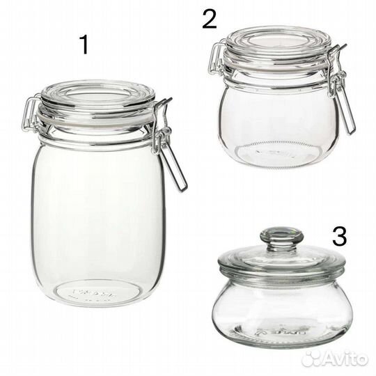Банка с крышкой IKEA Икеа