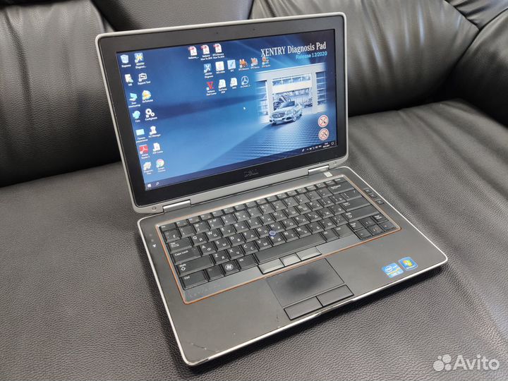 Ноутбук с установленным по для SD Connect