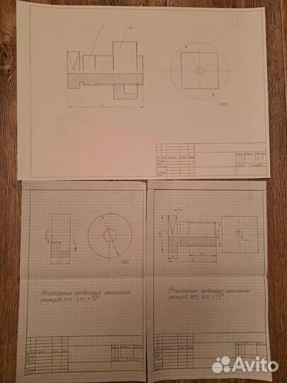 Чертежи от руки
