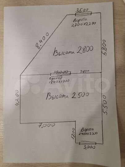 Гараж, > 30 м²