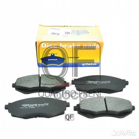 Колодки тормозные дисковые к-т Chevrolet Aveo I