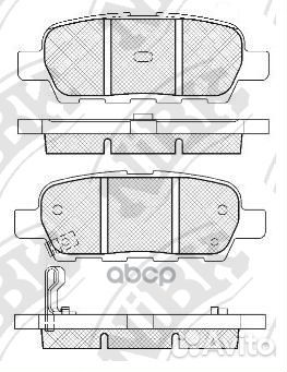 Колодки тормозные дисковые nissan X-trail 2.0 2
