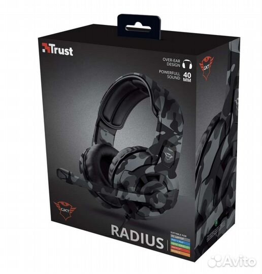 Игровая гарнитура Игровая гарнитура Trust GXT 411K