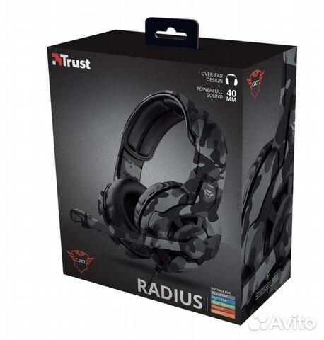 Игровая гарнитура Игровая гарнитура Trust GXT 411K