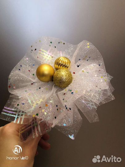 Ободок для волос конфетка на утренник, новый год