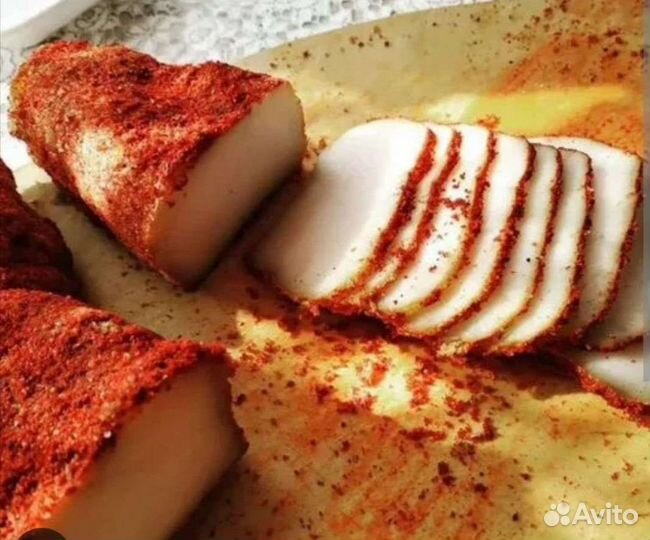 Курдюк домашнего копчения