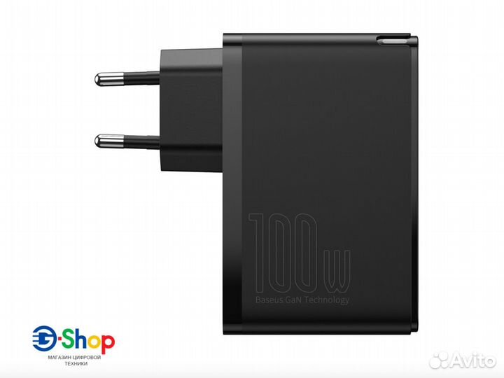 Сетевое зарядное Baseus 100W GaN2 Pro PD3.0 QC4