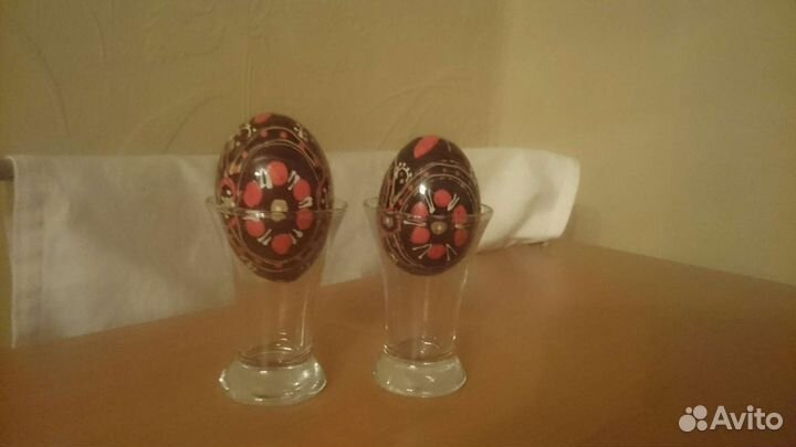 Набор пасхальных яиц из дерева