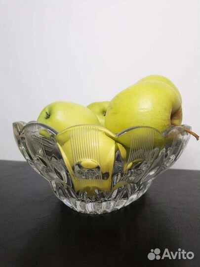 Ваза для фруктов хрусталь СССР