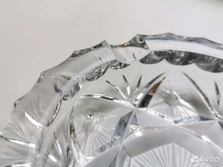 Пепельница винтажная стеклянная СССР