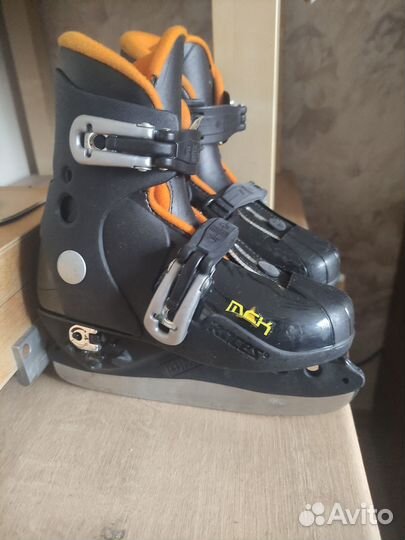 Коньки хоккейные детские, раздвижные