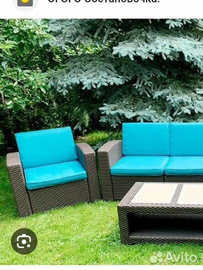 Подушки, матрасы и сменные чехлы д/садовой мебели