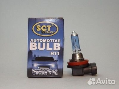 Лампочка SCT H11 white 12V 55W PGJ 19-2