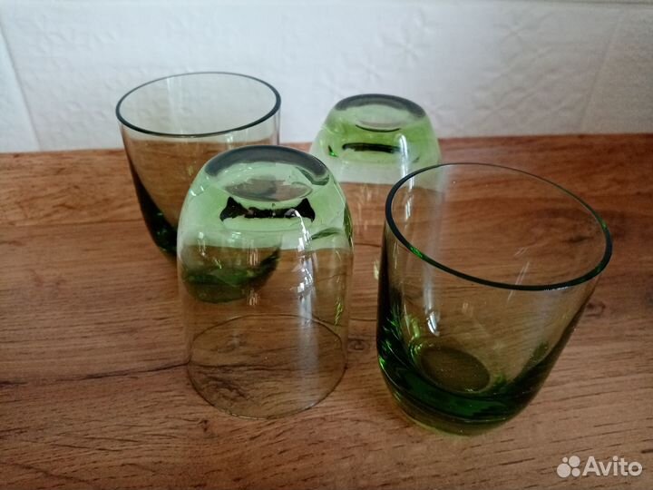 Рюмки стопки цветное стекло