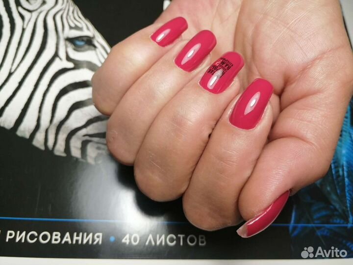 Маникюр комбинированный +покрытие гель-лак