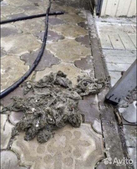 Устронение засора Прочистка Канализации