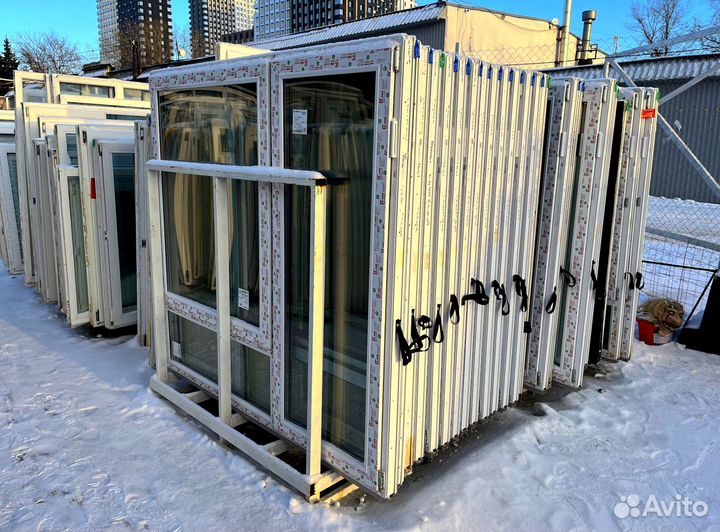 Пластиковые окна и двери бу и новые