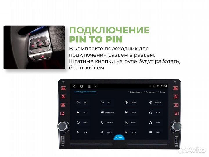 Магнитола Citroen Jumpy LTE CarPlay 2/32гб