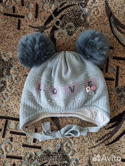 Шапка на девочку осень-зима