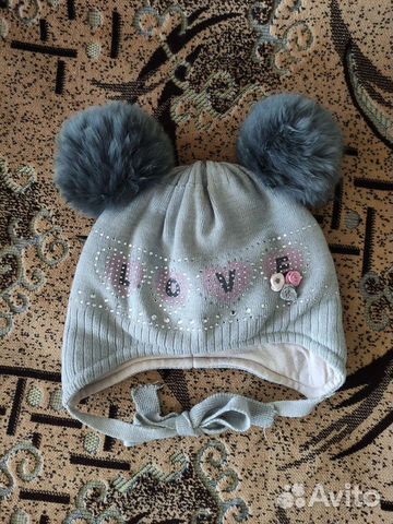 Шапка на девочку осень-зима
