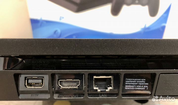 PS4 slim с играми