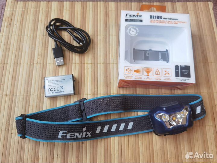 Фонарь налобный Fenix HL18R Cree XP-G3 синий